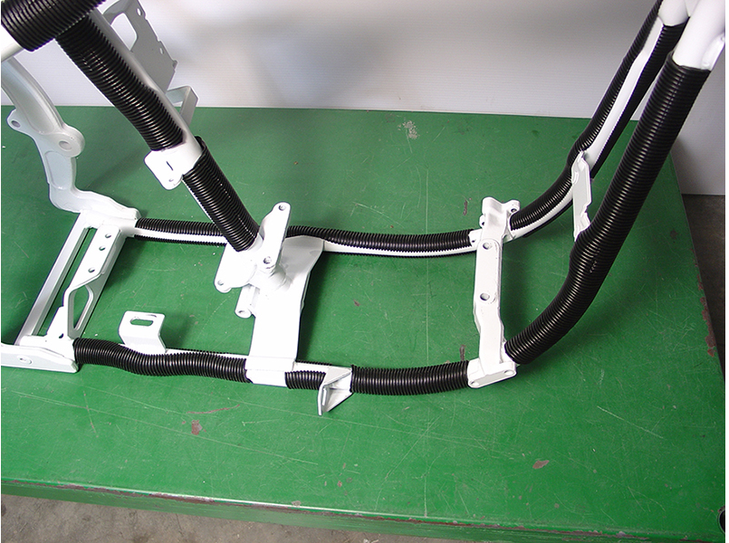Frame Sleeve Tubing - Paint Protection - motor installation