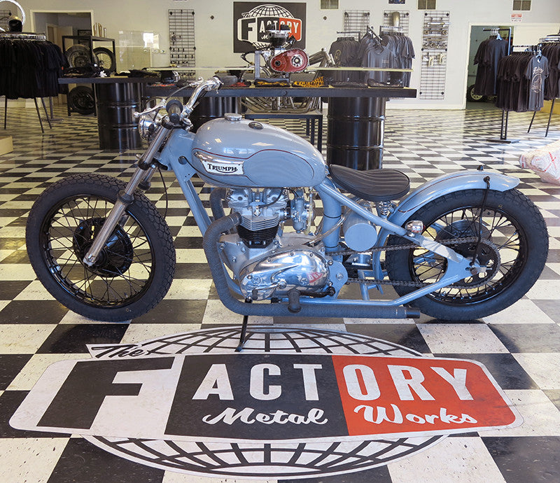 Dan Picked Up His TFMW Built Triumph Bobber Today!