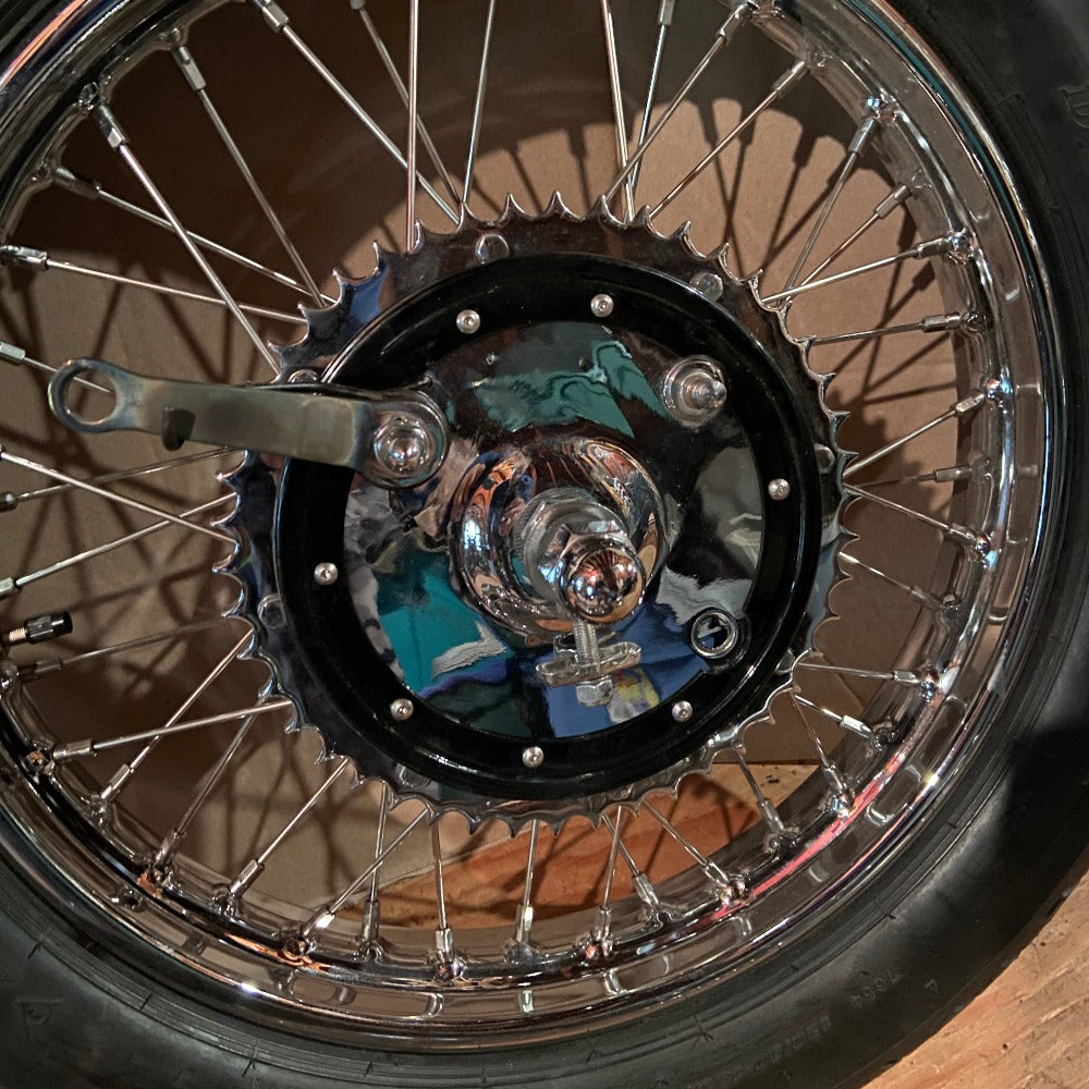 Triumph CUSTOM Rear Wheel Backing Plate / Dust Cover