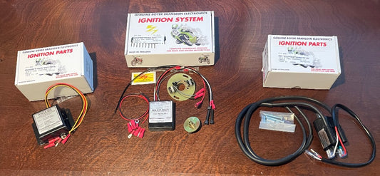 BOYER Battery Elimination Electrical Kit - package #1 setup for Triumph or BSA Twins