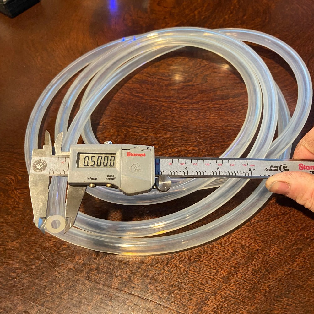 Clear Fuel Line 1/4 or 5/16 sold by the foot