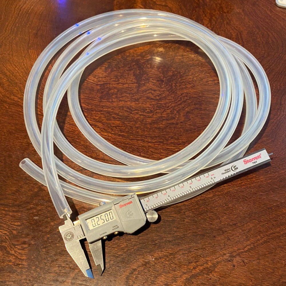 Clear Fuel Line 1/4 or 5/16 sold by the foot