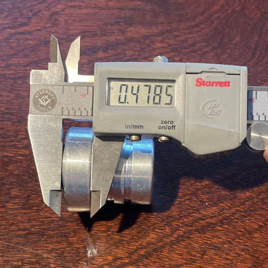 Oil Tank Cap - Flat Top Aluminum Harley Sportster Style Push In