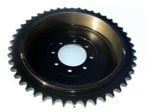 replacement bolt on style rear brake drum 43 tooth built in sprocket for triumph 500 650 unit motorcycles