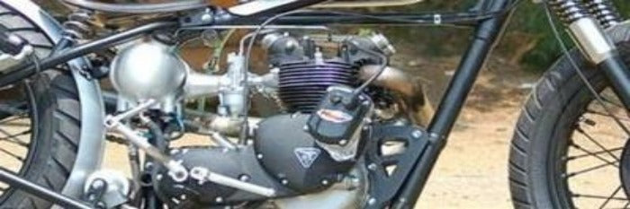bobber Triumph unit 500 front and rear motor mount set