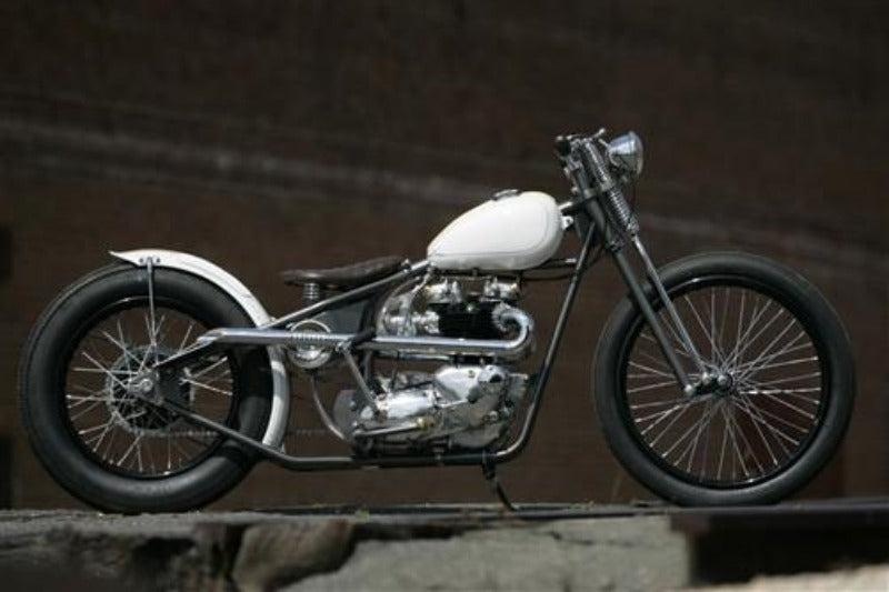 Standard stock style frame for unit Triumph 650 750 motors by the factory metal works