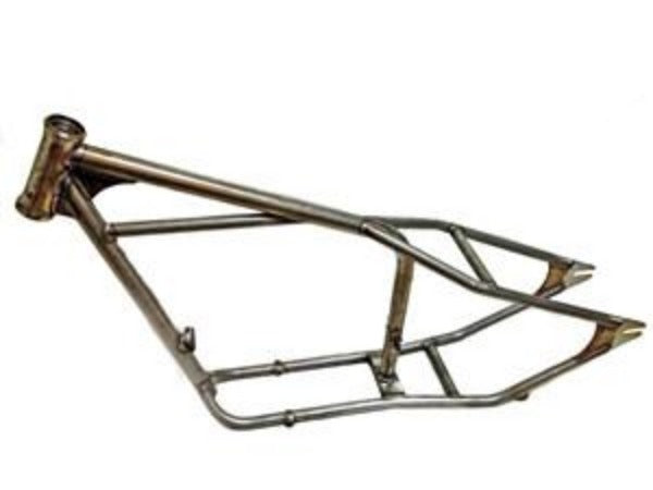 Stock style full hardtail frame for unit Triumph 500 motors the factory metal works
