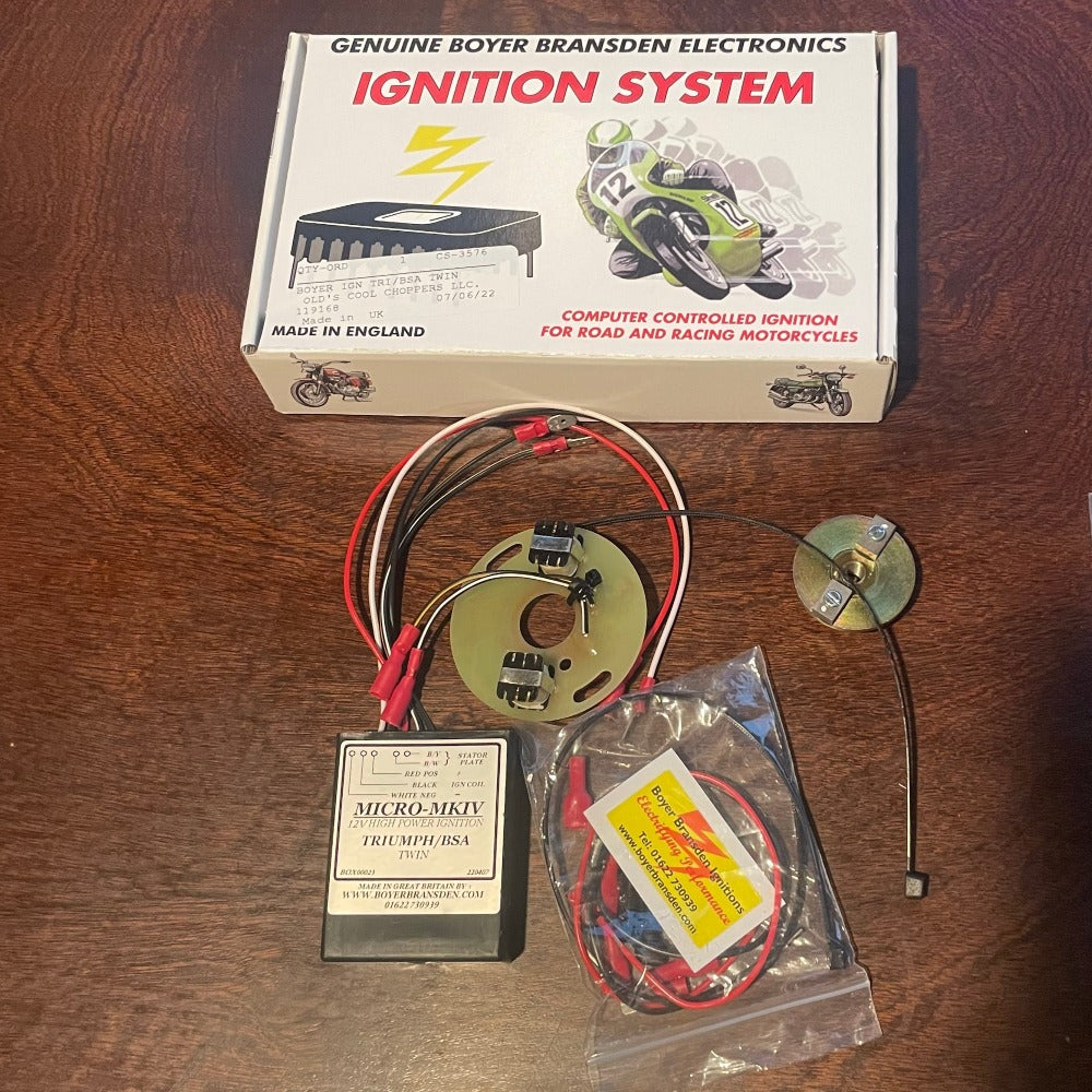 MICRO-MK.4 IGNITION SYSTEM FOR TRIUMPH / BSA 12VOLT TWIN CYLINDER MOTORCYCLES