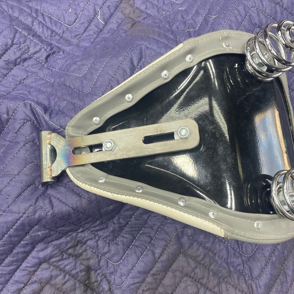 OUR Seat Bracket Chrome for all custom built Bobber and Chopper motorcycles