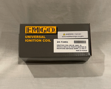 Ignition coil - Dual lead 12v - EMGO #24-72451