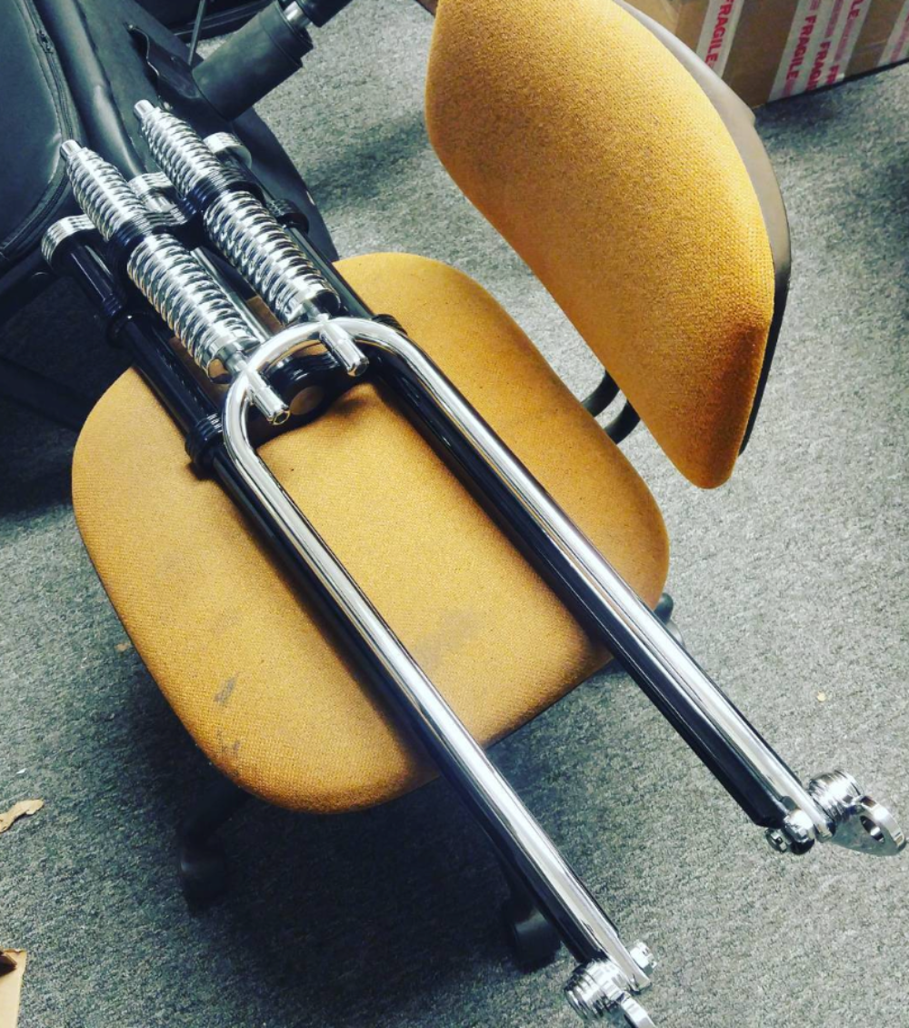 Springer Front End - Custom Motorcycle Parts | Factory Metal Works ...