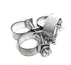 Fuel and oil line hose clamp set for all custom bobber and chopper motorcycles