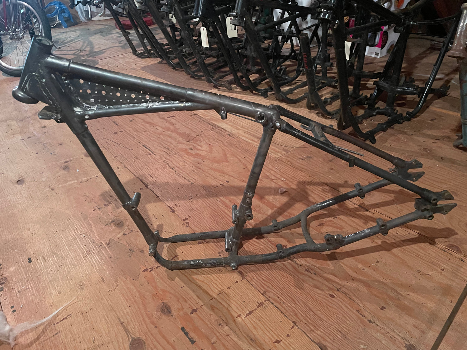 Triumph Unit 650 Bolt On Hardtail Frame - custom rigid – Old's Cool ...