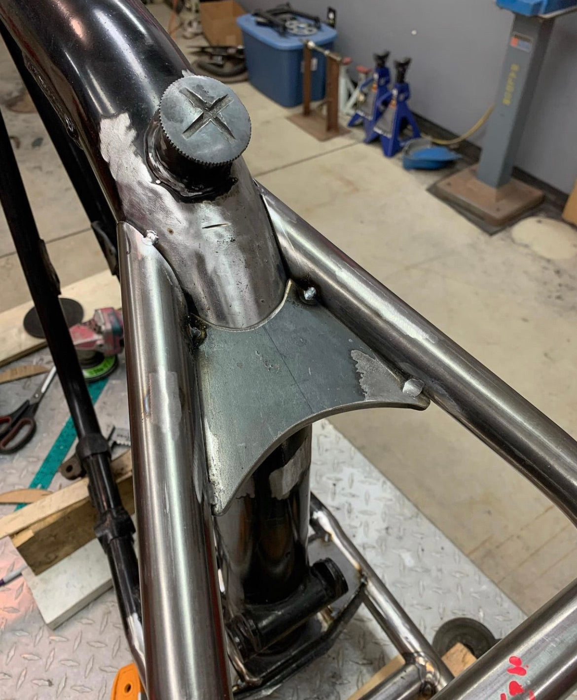 Triumph Unit 650 Bolt On Hardtail Frame - custom rigid – Old's Cool ...