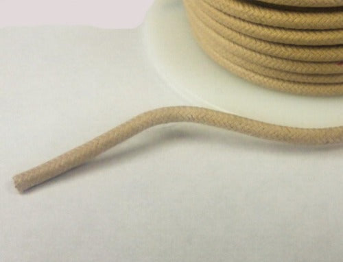 Electrical Wire - 16 Gauge Tan Cloth Covered 10 feet